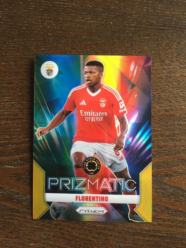 2025 Panini Prizm FIFA Club World Cup Florentino Prizmatic Gold 1/10 Benfica