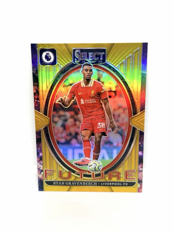 RYAN GRAVENBERCH 2024-25 Select Premier League Future Gold Prizm /10 Liverpool