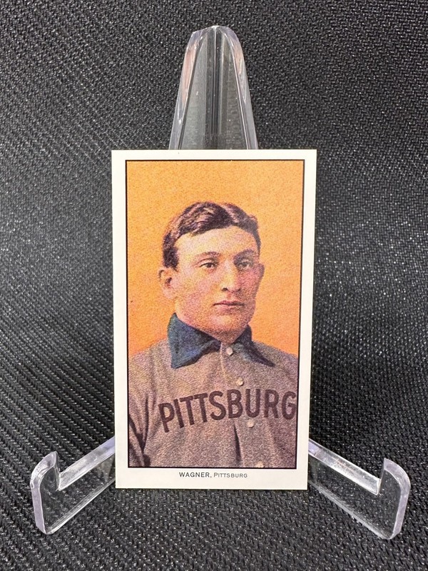 1995 Honus Wagner Piedmont #150 Cigarette Card Reprint view 1