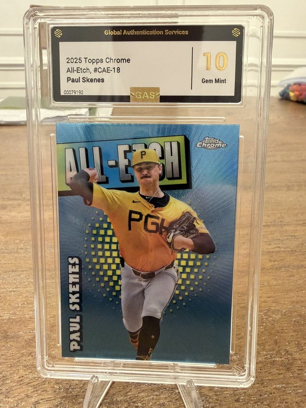 2025 Topps Chrome - All-Etch Paul Skenes PSA 10 Pittsburgh Pirates
