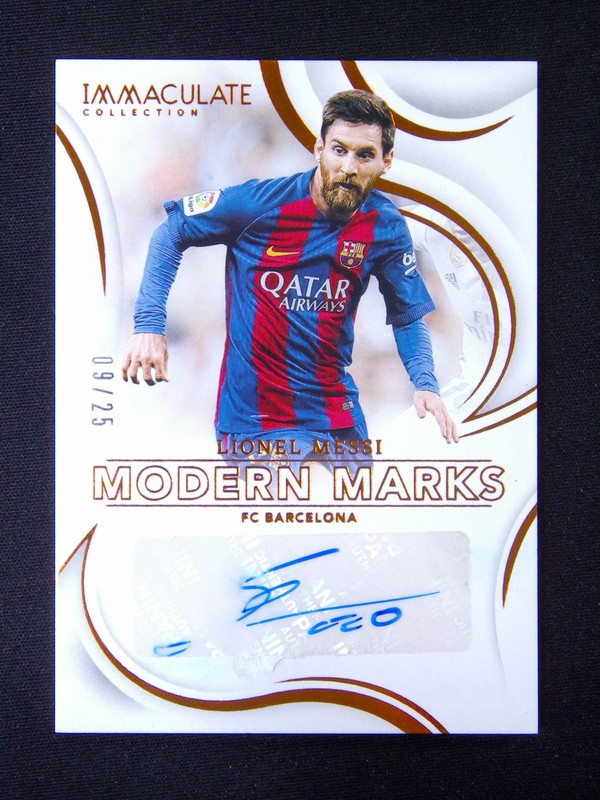 2024-25 Panini Immaculate Lionel Messi Modern Marks Auto /25