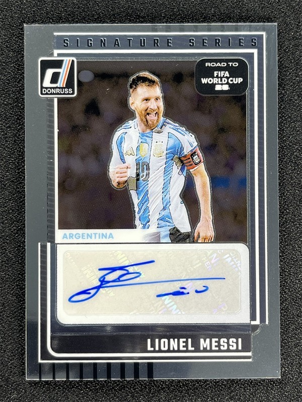 2025-26 Panini Donruss FIFA World Cup Lionel Messi #SS-LM Signature Series Auto