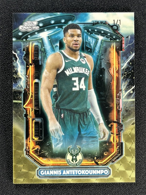 1/1 One Of One 2026 Topps Cosmic Chrome Giannis Antetokounmpo Superfractor #ET-3