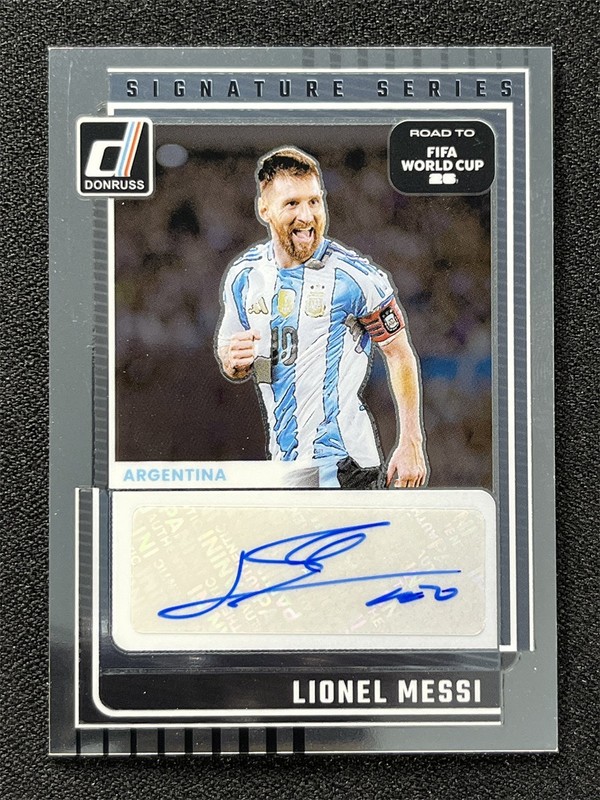 2025-26 Panini Donruss FIFA World Cup Lionel Messi Signature Series Auto &05221