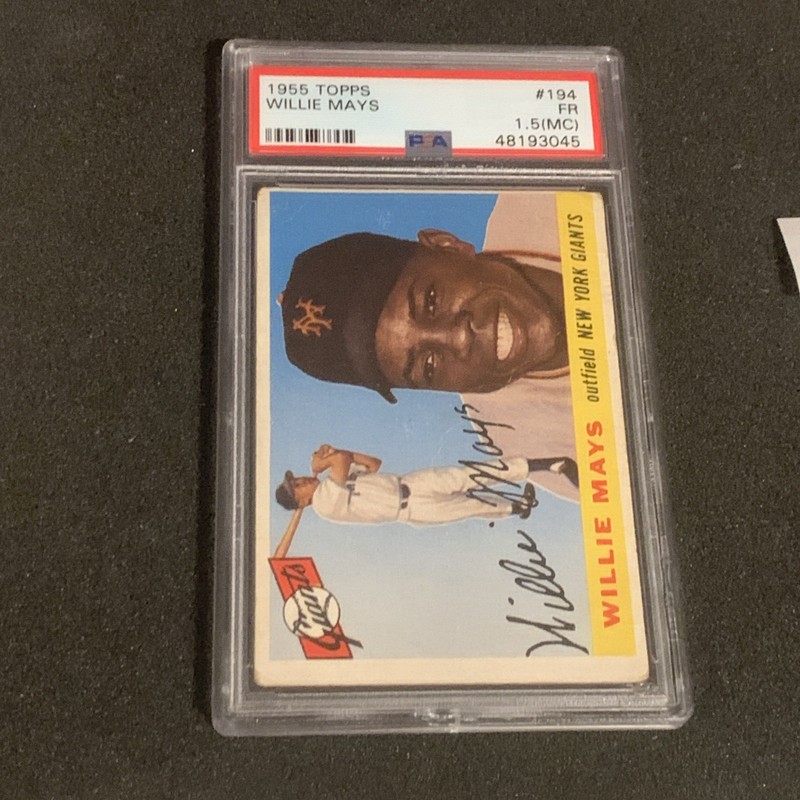 1955 Topps Set-Break #194 Willie Mays PSA 1.5 FAIR MLB HOF Giants