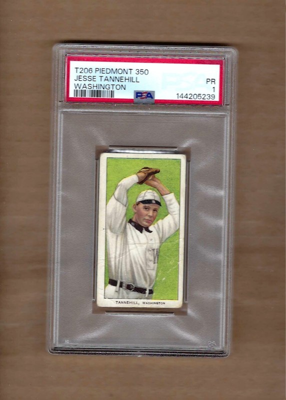 T 206  JESSE TANNEHILL  WASHINGTON       PSA  1