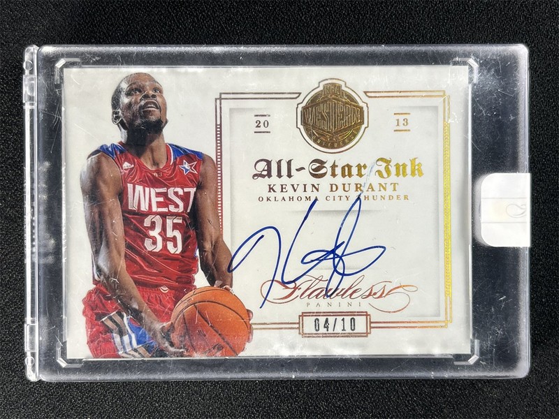 2012-13 Panini Flawless Kevin Durant #11 All-Star Ink Gold Auto Thunder /10