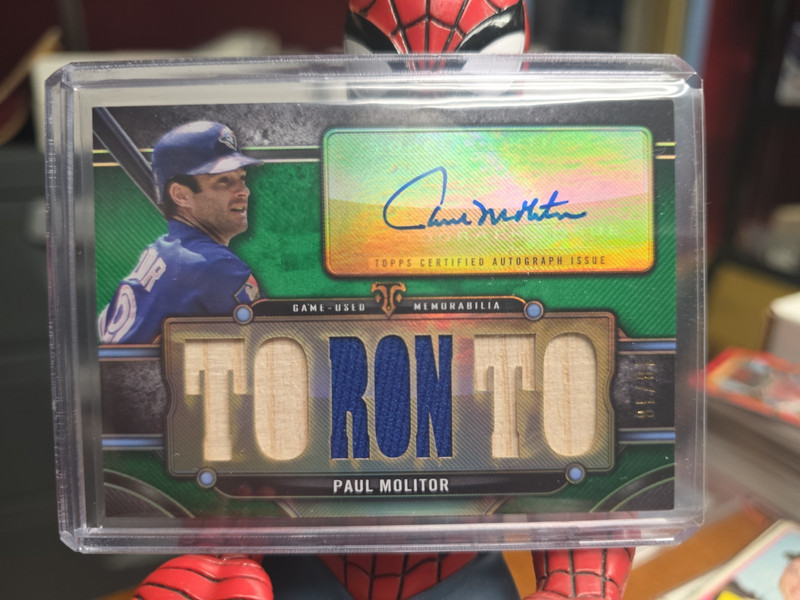 PAUL MOLITOR - 2024 Triple Threads Game Used Relic Auto - 18/18 RARE
