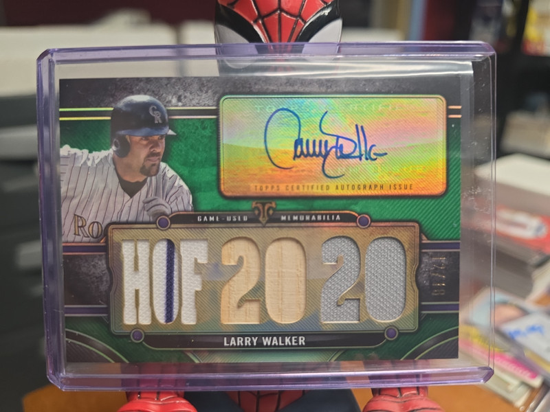 LARRY WALKER - 2024 Triple Threads Game Used Relic Auto - 12/18 RARE