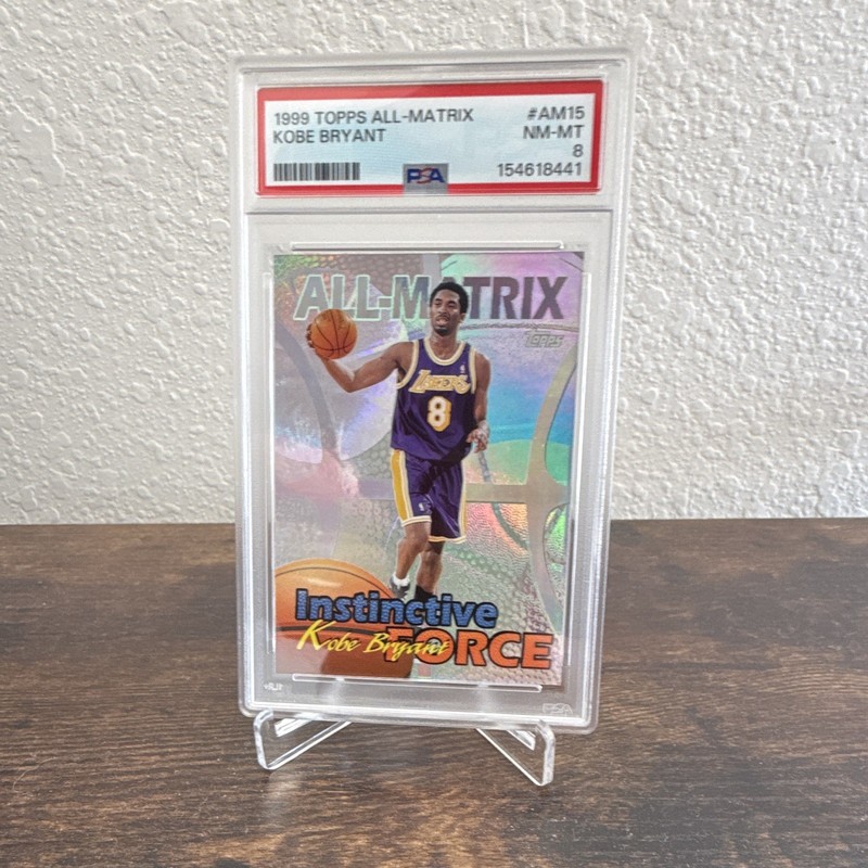 Topps 1999-00 All-Matrix Kobe Bryant #AM15 Lakers PSA 8 Insert Card