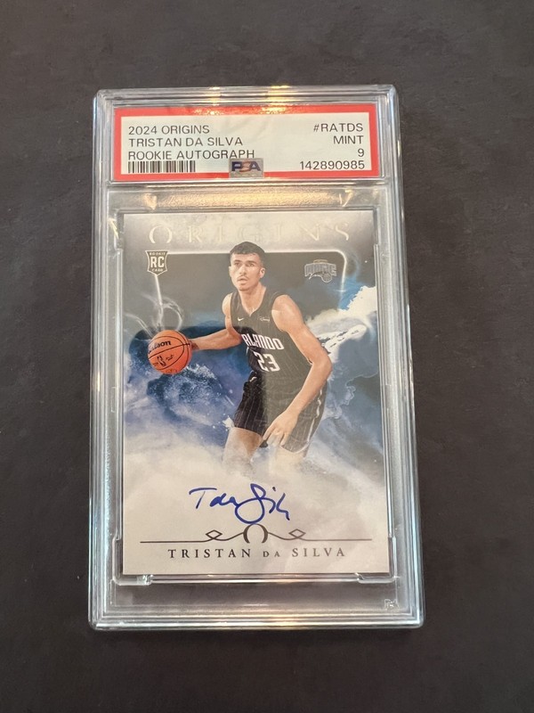 2024-25 Origins Tristan Da Silva Rookie Auto On Card PSA 9 - Magic