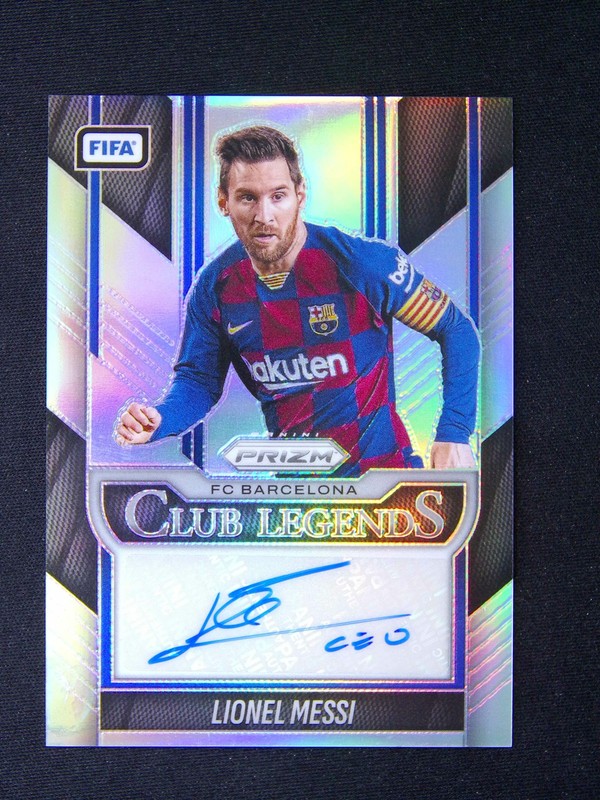 2025-26 Panini Prizm FIFA Lionel Messi Club Legends Auto Silver /199