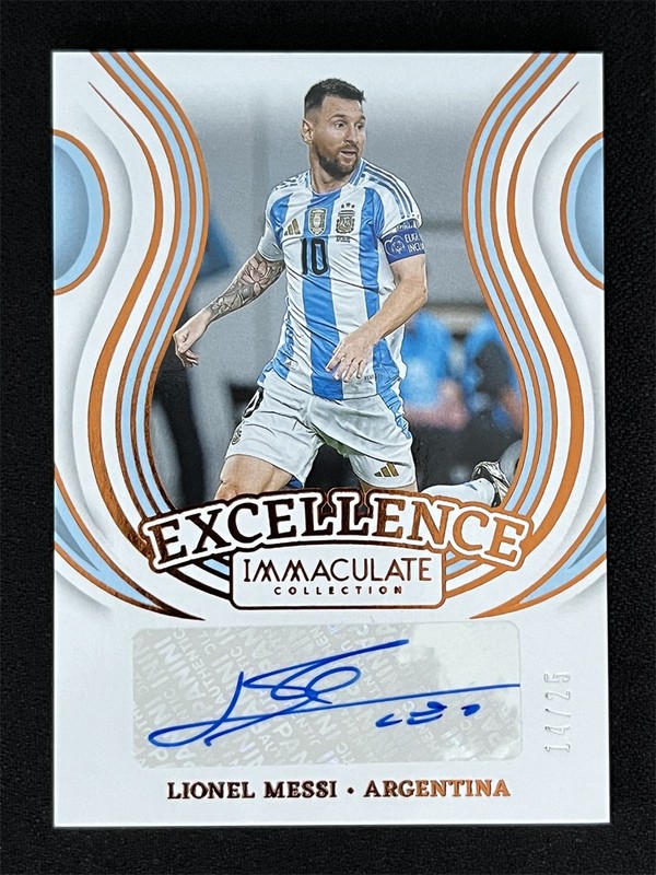2024-25 Panini Immaculate Collection Lionel Messi #EA-LM Excellence Auto /25