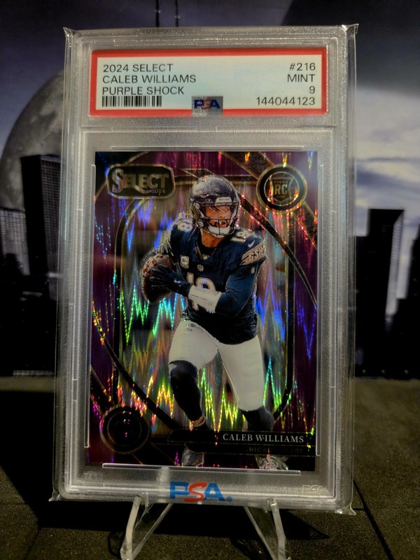 2024 SELECT CALEB WILLIAMS #216 PURPLE SHOCK /360 PSA 9 RC ROOKIE view 1