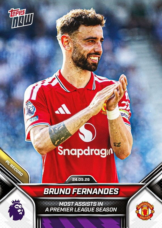 Bruno Fernandes MOST ASSISTS IN A LEAGUE SEASON*POSSIBLE 1/1 AUTO RELC*Presale view 2