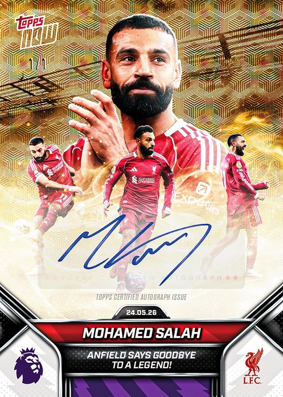 Mohamed Salah GOODBYE TO A LEGEND!*POSSIBLE 1/1 AUTO*Presale