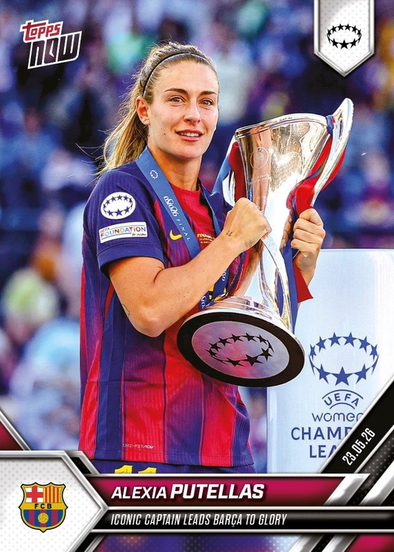Alexia Putellas UEFA  CHAMPIONS LEAGUE WINNER*POSSIBLE 1/1 AUTO RELIC*Presale view 2