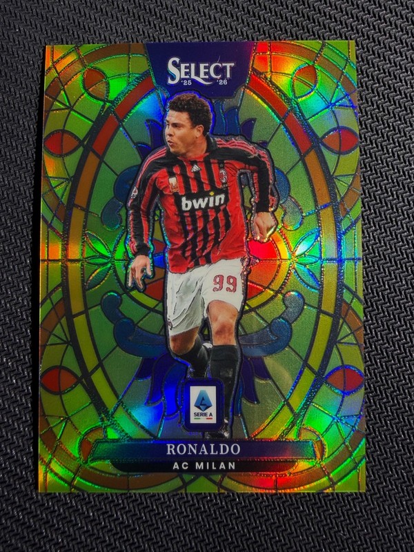 Ronaldo R9 - Stained Glass SP Case Hit - Milan - 2025/26 Panini Select Serie A