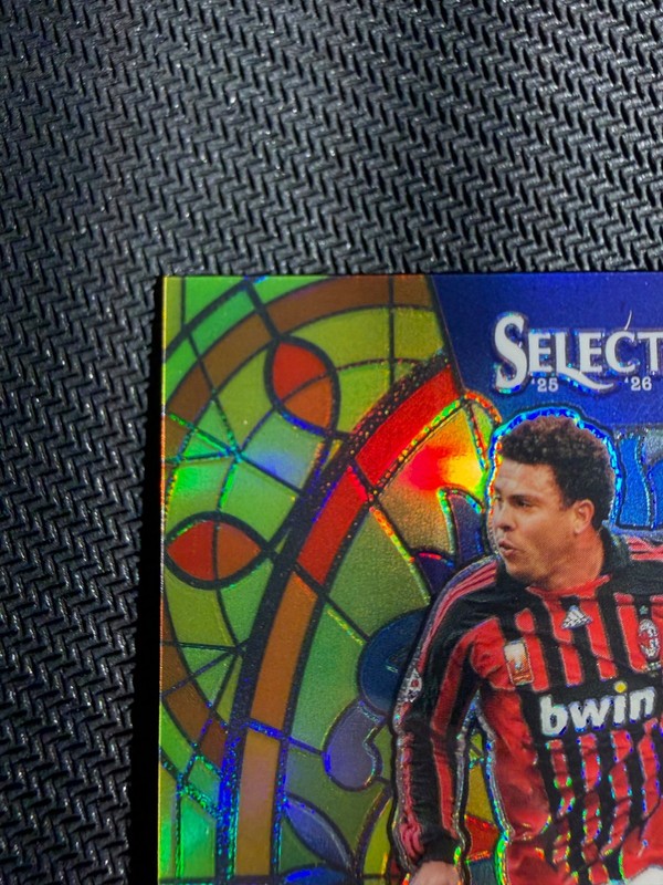 Ronaldo R9 - Stained Glass SP Case Hit - Milan - 2025/26 Panini Select Serie A view 2