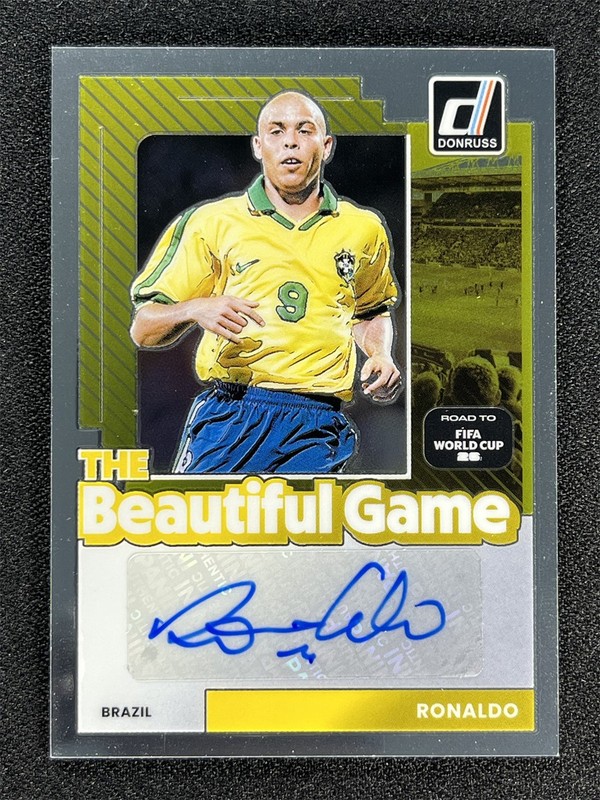 2025-26 Panini Donruss FIFA World Cup Ronaldo The Beautiful Game Auto #BG-R
