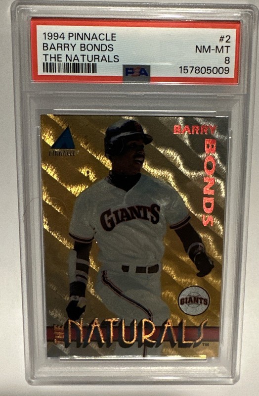 1994 Pinnacle The Naturals - Barry Bonds #2