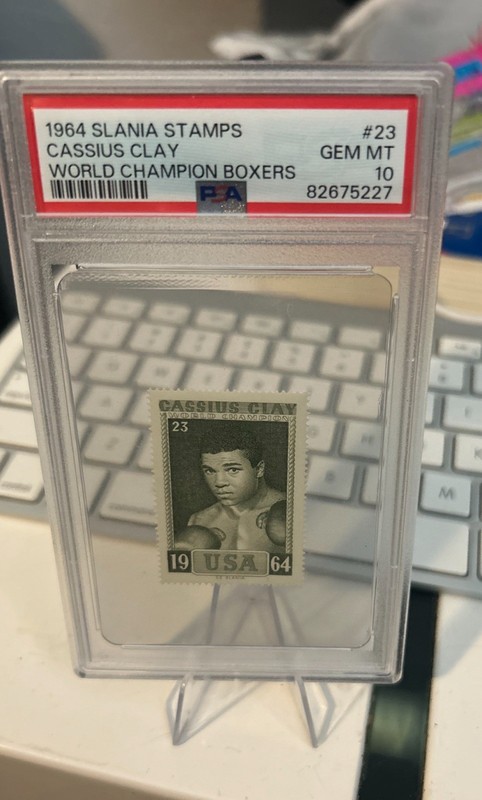 PSA 10 GEM MINT 💎 1964  Stamp Cassius Clay Muhammad Ali – Birth of The GOAT 