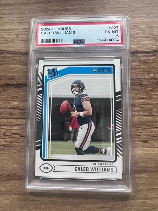 2024 Panini Donruss - Rated Rookie Caleb Williams #327 (RC) PSA 6