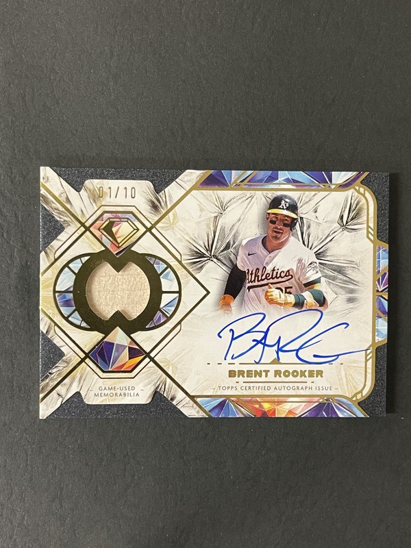 2025 TOPPS Diamond Icons Brent Rooker Patch Auto /10