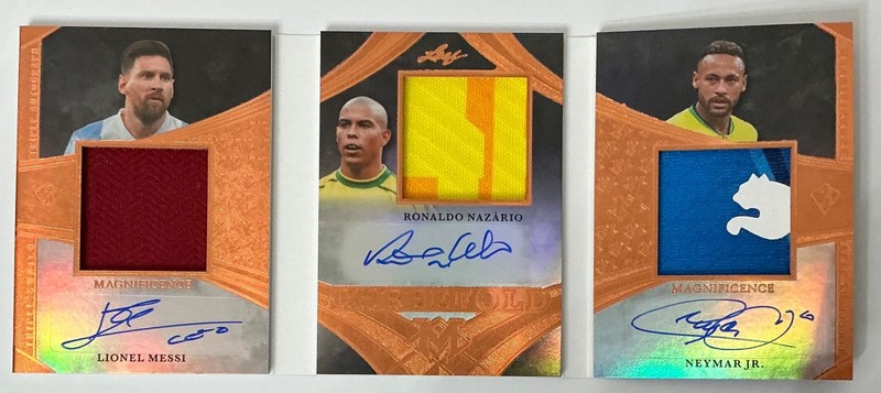 2026 Leaf Magnificence Lionel Messi Ronaldo Neymar Auto Autograph Patch #d 1/5