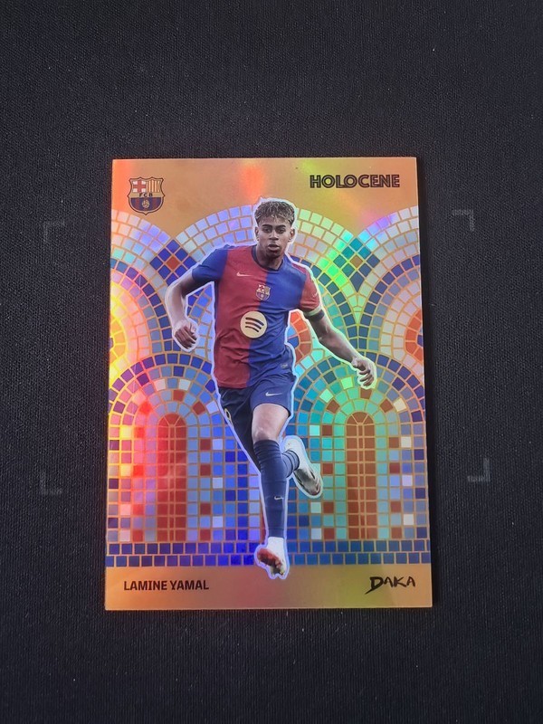 2025 DAKA Barcelona Lamine Yamal Holocene #MT-2 Orange 25/30