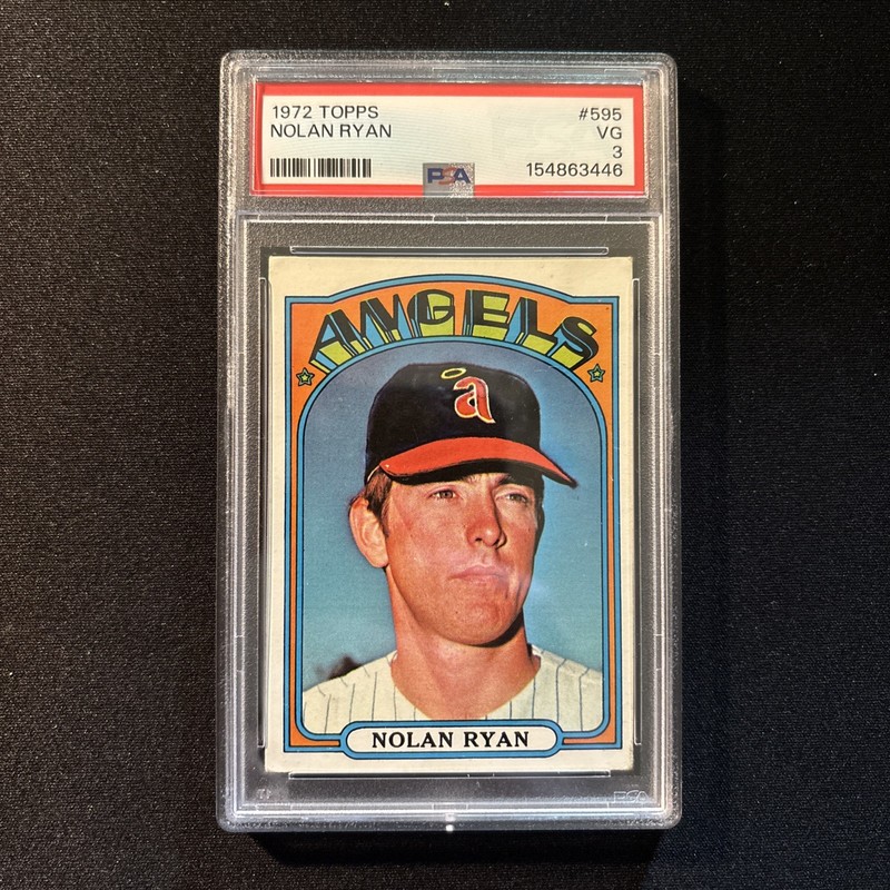 1972 Topps - Nolan Ryan #595 - PSA 3 VG #Freshly Graded