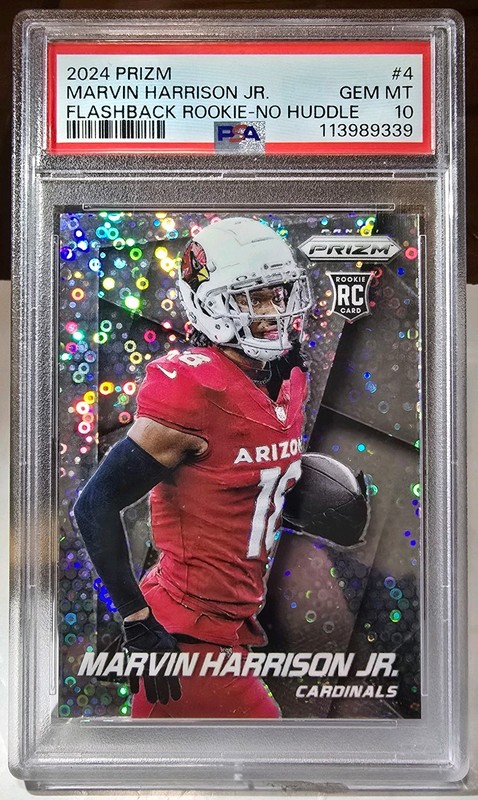 2024 Prizm - Prizm Flashback Rookie Marvin Harrison Jr. No Huddle Prizm (RC)