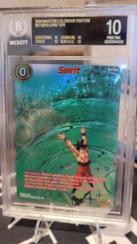 2026 Dragon Ball Super BT30-015 Spirit SPR BGS 10 Black Label