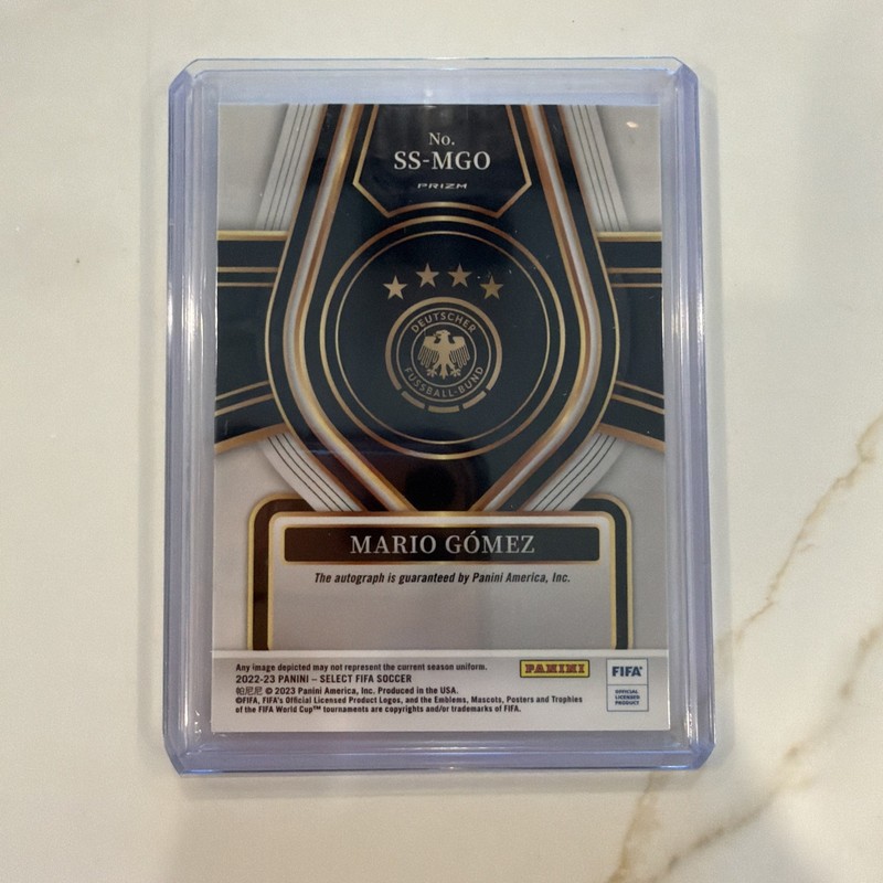 2022-23 Panini Select FIFA - Select Signatures Mario Gomez #SS-MGO (AU) view 2