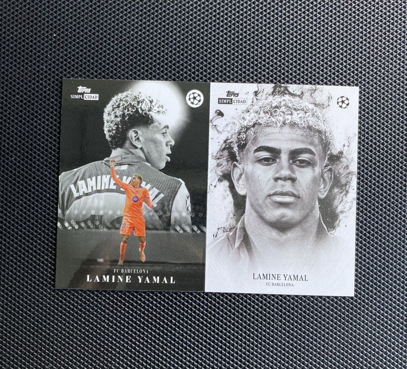 2025-26 Topps Simplicidad UEFA Lamine Yamal Retrato/Exaltacion Lot 2