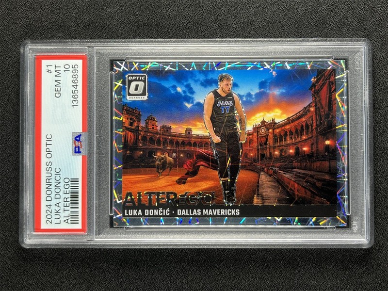 2024-25 Donruss Optic Luka Doncic #1 Velocity Alter Ego Case Hit SSP PSA 10 MT