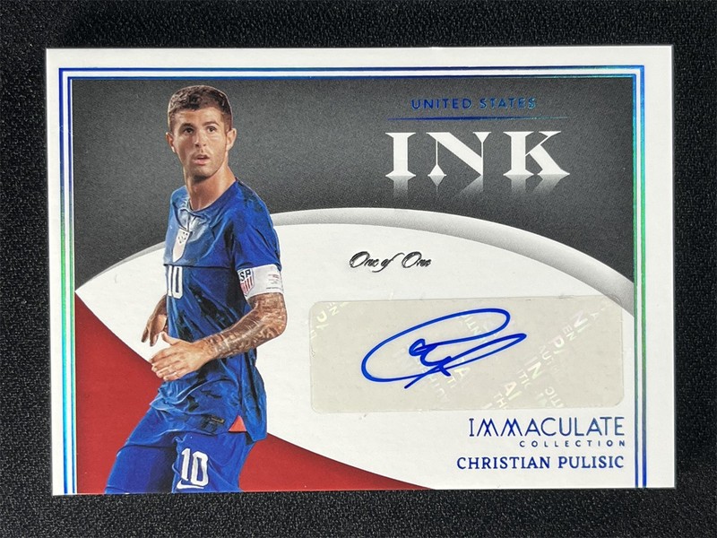 1/1 One Of One ! 2022-23 Panini Immaculate Collection Christian Pulisic Ink Auto