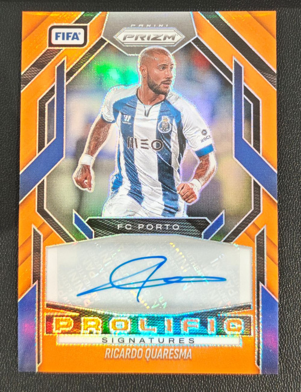 2025-26 Panini Prizm FIFA Ricardo Quaresma Prolific Auto Orange /25