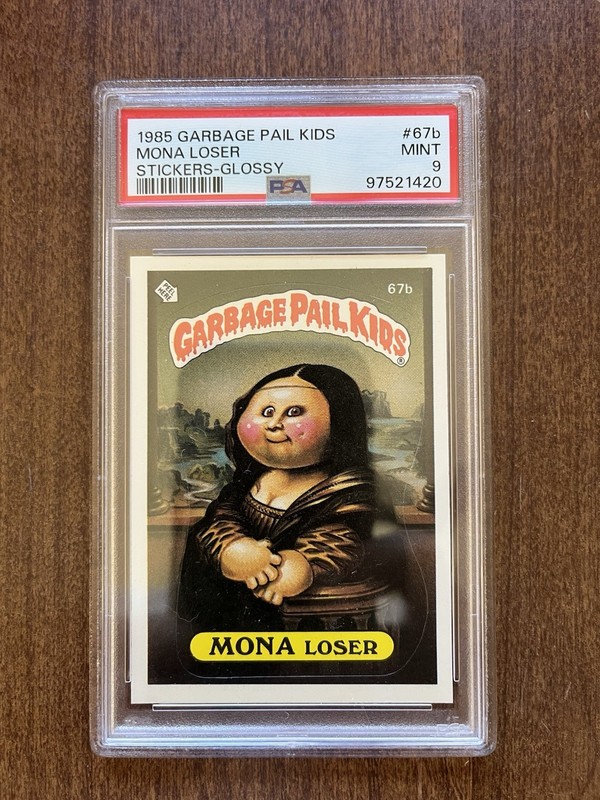 1985 Garbage Pail Kids Series 2 Mona Loser #67b PSA 9 *Mint