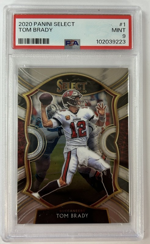 MA6 2020 Panini Select Tom Brady #1 PSA 9 MINT