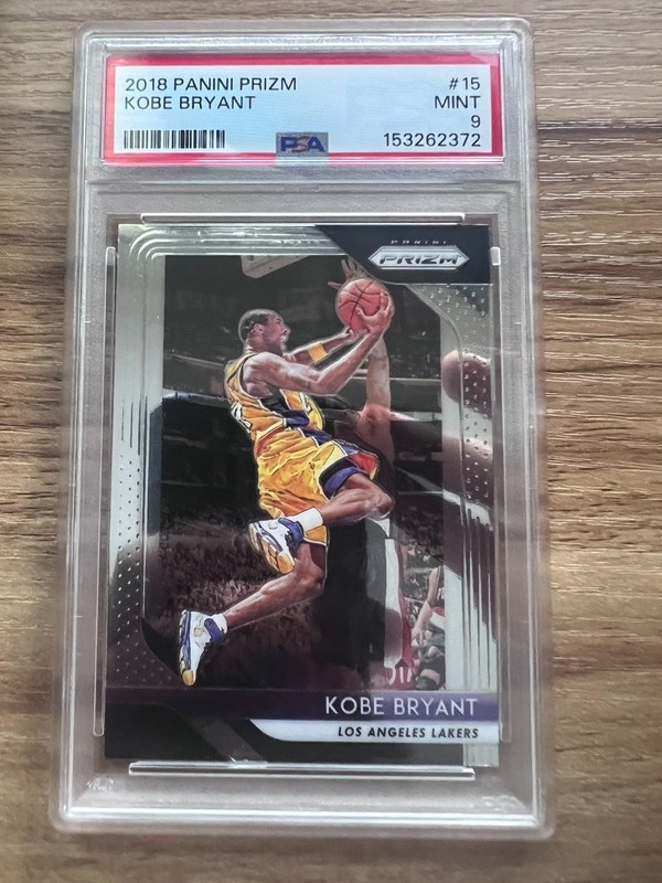 2018 Panini Prizm - Kobe Bryant #15- PSA 9