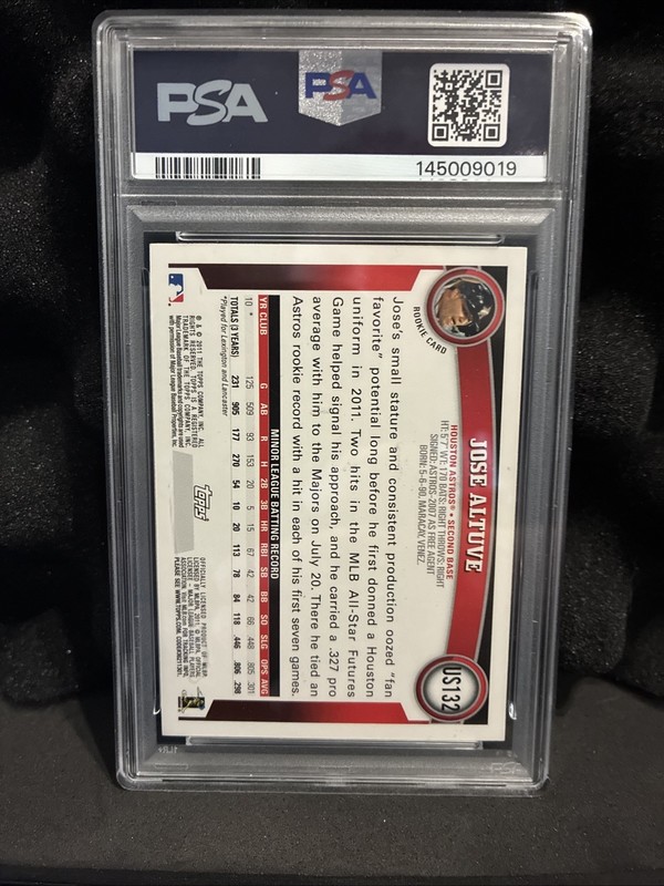 2011 Topps Update Series - Jose Altuve #US132 Blue (RC) view 2