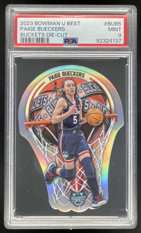 2023-24 Best University Bowman U Buckets Die Cut #BUB-5 Paige Bueckers PSA 9