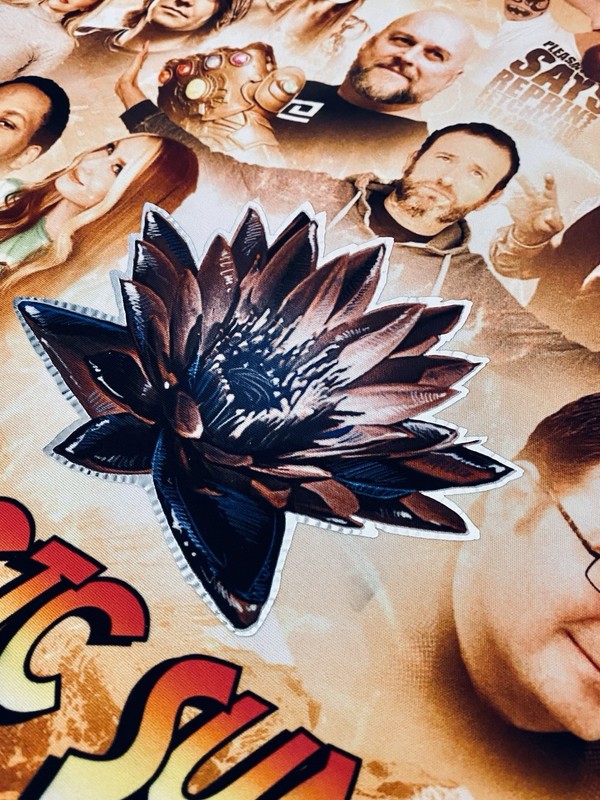 MTG FOIL Black Lotus Playmat The Magic Summit 22 Brandon Sanderson Mythic Gaming view 2
