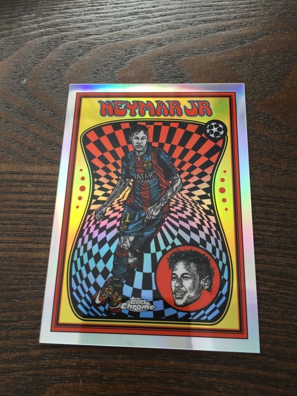 2025-26 Topps Chrome UCC NEYMAR JR. Brazil Barcelona Ultra Violet SSP UV-7