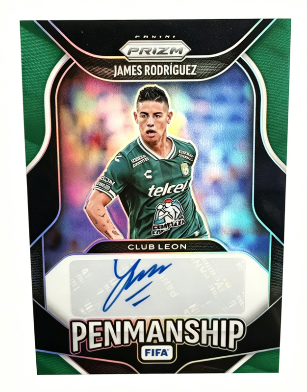 2025-26 Panini Prizm FIFA James Rodriguez Mexico Club Leon Auto Black 1/1