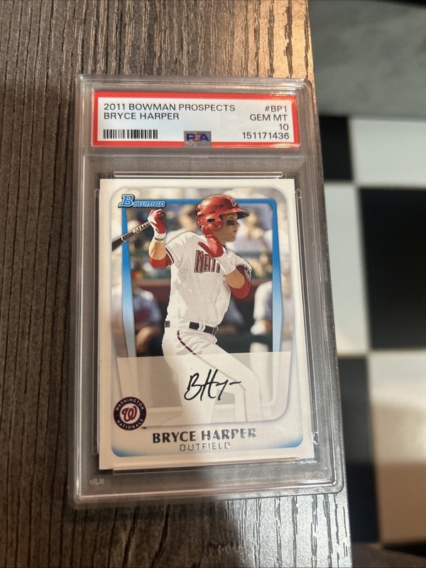 2011 Bowman Prospects Bryce Harper #BP1 Psa 10