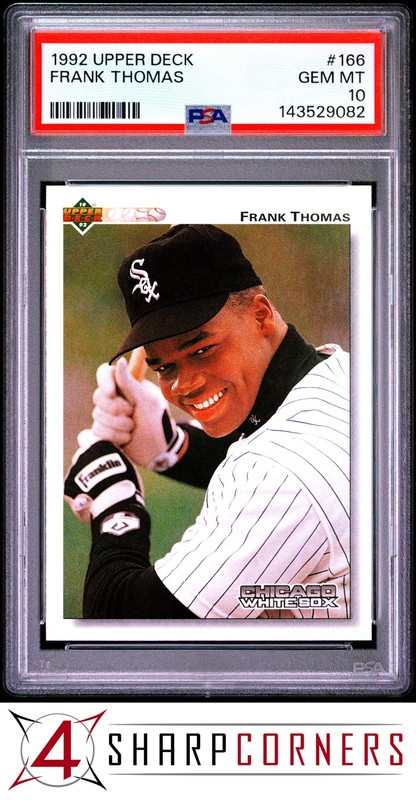 1992 UPPER DECK #166 FRANK THOMAS WHITE SOX HOF PSA 10