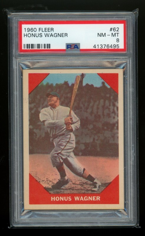 PSA 8 1960 Fleer Baseball Greats HONUS WAGNER #62