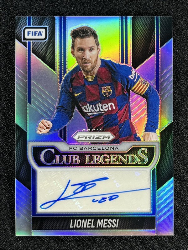 2025-26 Panini Prizm FIFA Lionel Messi Silver Prizm Club Legends Auto /199 &5312